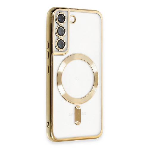 Galaxy S22 K�l�f Kross Magneticsafe Kapak - Gold
