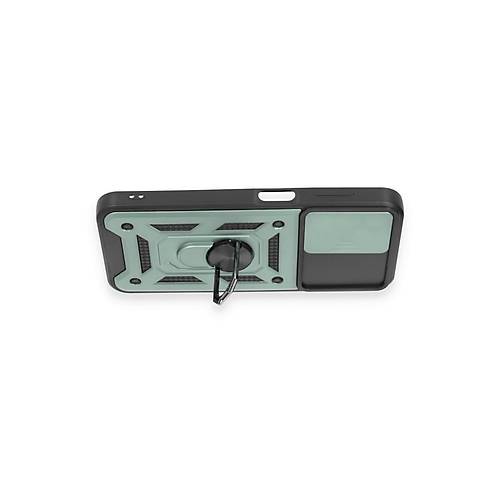 Galaxy M14 5G K�l�f Pars Lens Y�z�kl� Silikon - Ye�il