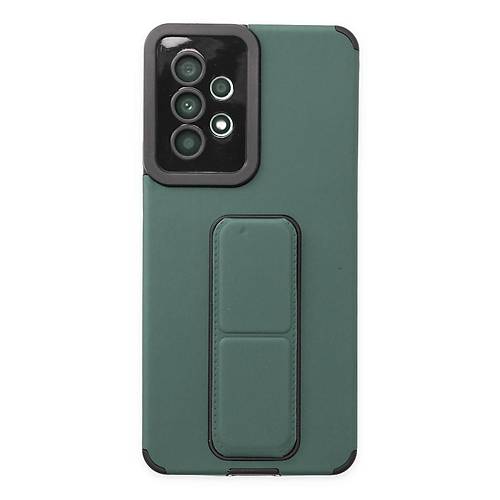Galaxy A53 5G K�l�f Mega Standl� Silikon - Ye�il
