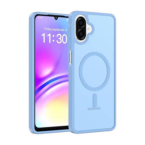 Galaxy A07 4G Jota Magsafe Kapak - A��k Mavi
