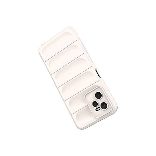Realme C35 K�l�f Optimum Silikon - Krem