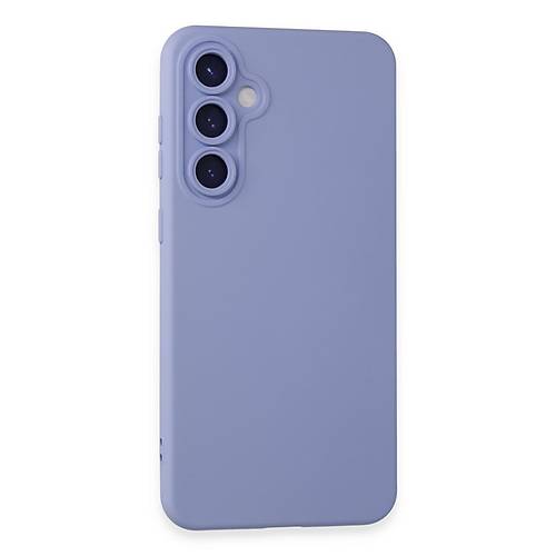 Galaxy S24 K�l�f Nano i�i Kadife Silikon - Lila