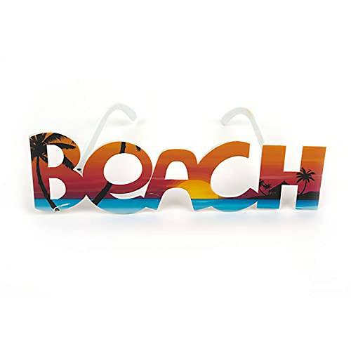 Beach Yaz�l� Parti G�zl��� Yaza Merhaba Hawaii Show G�zl��� 19x6 cm