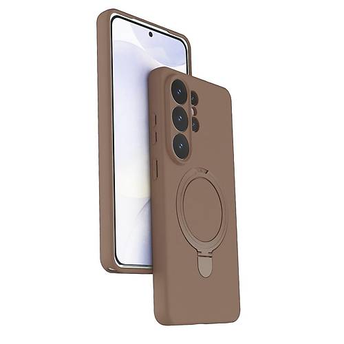 Galaxy S26 Ultra Regal Magsafe Standl� Kapak - ��l Titanyum
