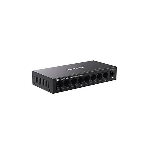 IP-COM G2208D 8 PORT GIGABIT CLOUD Y�NET�LEB�L�R METAL KASA SWITCH
