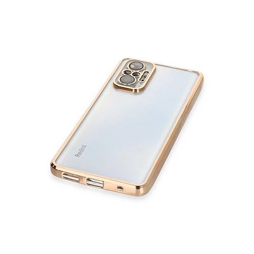 Redmi Note 10 Pro K�l�f Razer Lensli Silikon - Gold