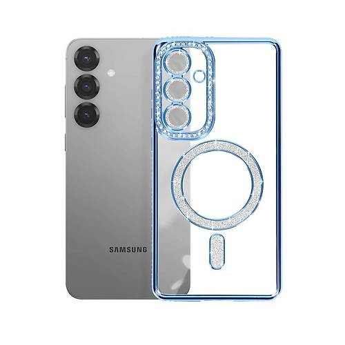 Galaxy A37 5G Joke Simli Magneticsafe K�l�f - Mavi