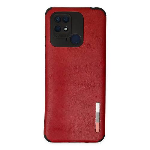 Redmi 10C K�l�f Loop Deri Silikon - K�rm�z�