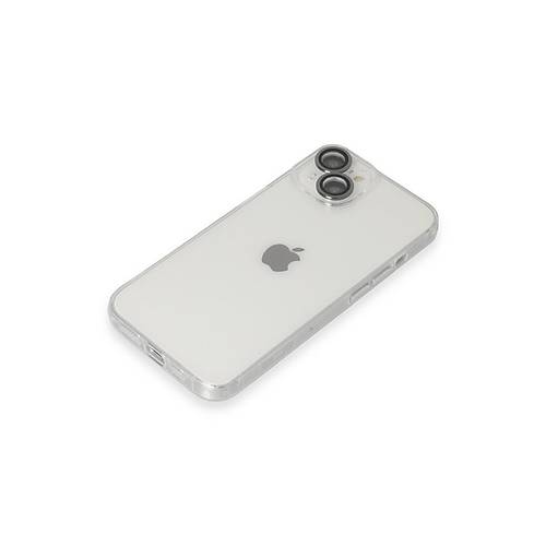 iPhone 14 K�l�f Luko Lens Silikon - Siyah
