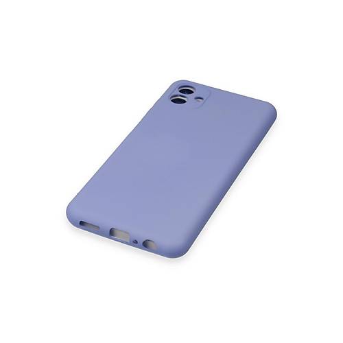 Galaxy A04 K�l�f Nano i�i Kadife Silikon - Lila