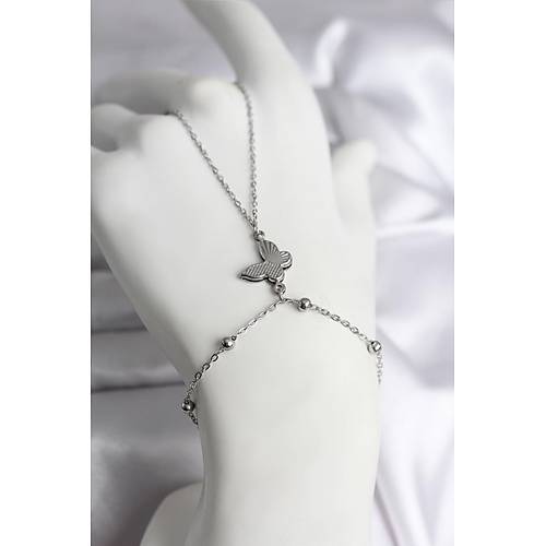 316L �elik G�m�� Renk Kelebek Model Kad�n �ahmeran