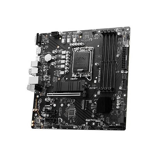 MSI PRO B760M-P DDR5 6800MHZ 1XVGA 1XHDMI 1XDP 2XM.2 USB 3.2 MATX 1700P (12. / 13. VE 14. NES�L ��LEMC� UYUMLU)
