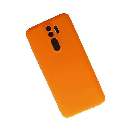 Redmi Note 8 Pro K�l�f First Silikon - Turuncu