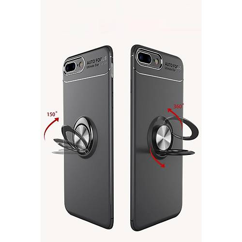 iPhone 7 Plus K�l�f Range Y�z�kl� Silikon - K�rm�z�