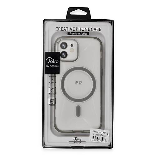 iPhone 12 Hilton Magsafe Kapak - Siyah