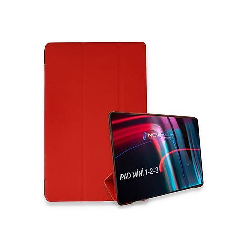 iPad Mini 3 K�l�f Tablet Smart K�l�f - K�rm�z�