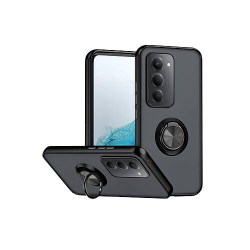 Redmi 15 4G Montreal Y�z�kl� Silikon Kapak - Siyah