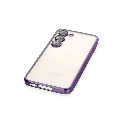 Galaxy S23 K�l�f Razer Lensli Silikon - Mor