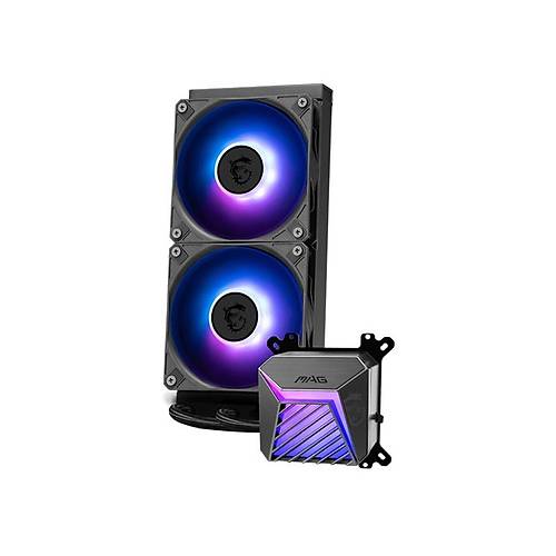 MSI MAG CORELIQUID A15 240 S�YAH ARGB CPU SIVI SO�UTUCU (LGA 1851/1700/AM4/AM5 UYUMLU)