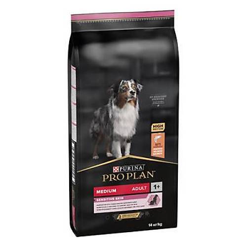 Medium Sensitive Skin Adult Somonlu Orta Irk Yeti�kin K�pek Mamas� 14 Kg