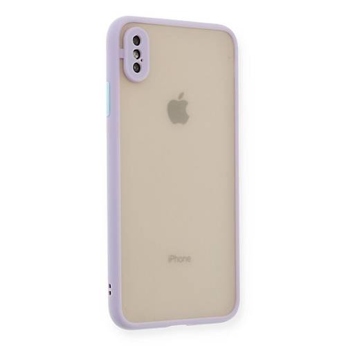 iPhone X K�l�f Montreal Silikon Kapak - Mor