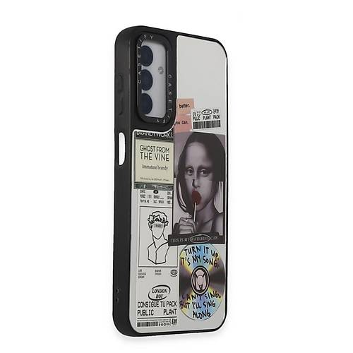 Galaxy M14 5G K�l�f Mirror Desenli Kapak - Mirror - 2