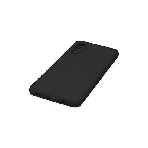 Galaxy A04S K�l�f Nano i�i Kadife Silikon - Siyah