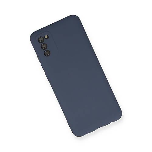 Galaxy A03S K�l�f Nano i�i Kadife Silikon - Gri