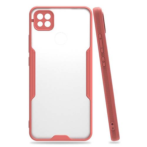 Redmi 9C K�l�f Platin Silikon - Pembe