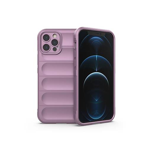 iPhone 12 Pro K�l�f Optimum Silikon - Mor