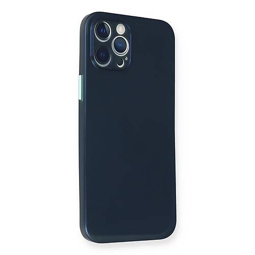 iPhone 12 Pro K�l�f PP Ultra �nce Kapak - Mavi