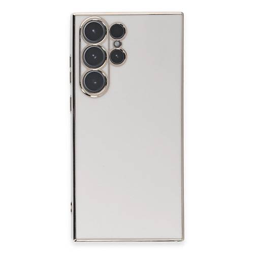 Galaxy S23 Ultra K�l�f Volet Silikon - Beyaz