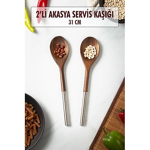 Akasya 2 Li Servis Ka���� & Sunum Ka���� & Salata Servis Seti