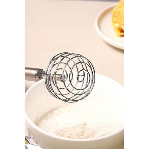 Paslanmaz �elik Yayl� Yumurta ��rp�c� 22 cm