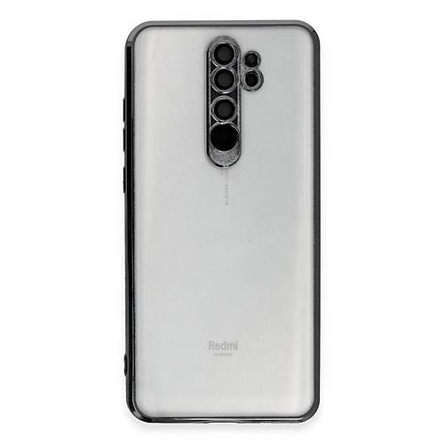 Redmi Note 8 Pro K�l�f Razer Lensli Silikon - Siyah