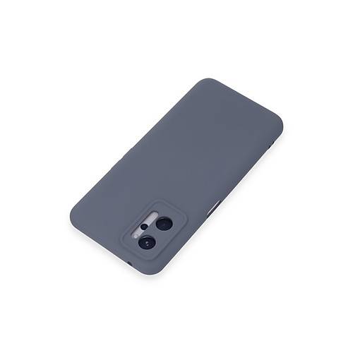 Realme 9i 4G K�l�f Nano i�i Kadife Silikon - Gri