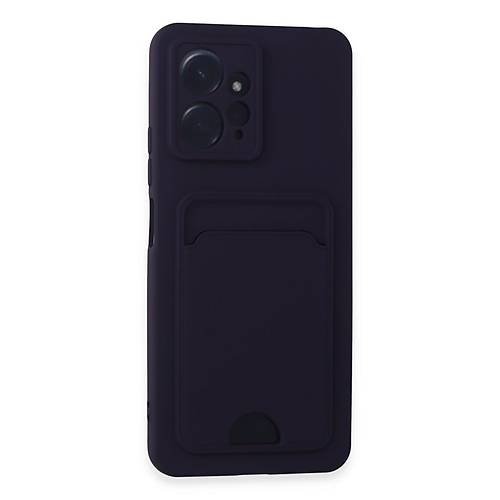 Redmi Note 12 4G K�l�f Kelvin Kartvizitli Silikon - Derin Mor