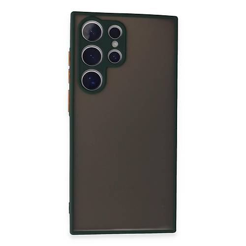Galaxy S24 Ultra K�l�f Montreal Silikon Kapak - Ye�il