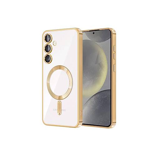 Galaxy S23 K�l�f Kross Magneticsafe Kapak - Gold