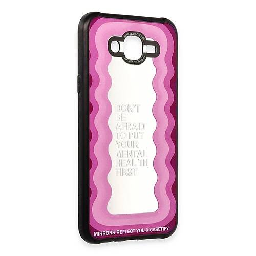 Galaxy J7 K�l�f Mirror Desenli Kapak - Mirror - 11