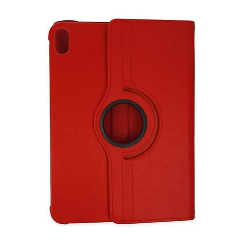 iPad 2022 10.9 (10.nesil) K�l�f 360 Tablet Deri K�l�f - K�rm�z�