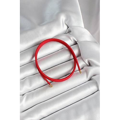 M�knat�sl�  Koyu K�rm�z� Renk Sarmal Kad�n Bileklik