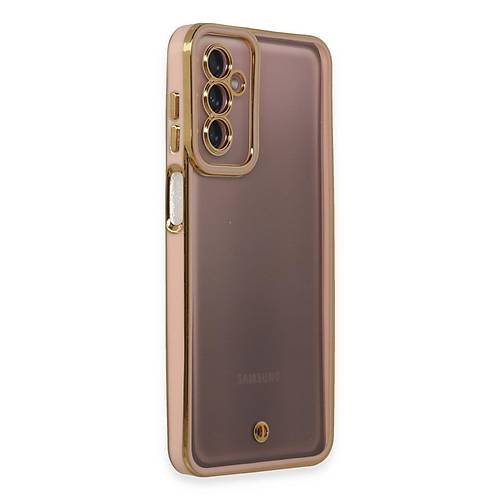 Galaxy M23 K�l�f Liva Lens Silikon - Pudra