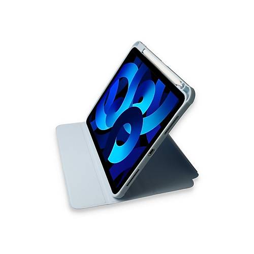 iPad 10.2 (7.nesil) K�l�f Starling 360 Kalemlikli Tablet K�l�f - Mavi