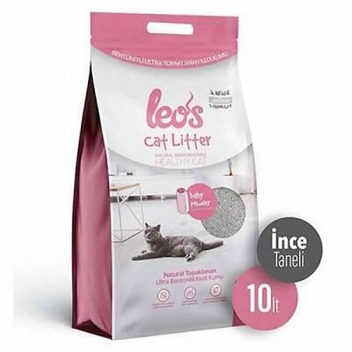 Cat Litter Baby Powder Kokulu �nce Taneli Kedi Kumu 10 Lt
