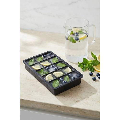 15 Hazneli Silikon Buz Kal�b� & �ok Ama�l� Buzluk Ve Dondurucu Organizeri 12x19 cm