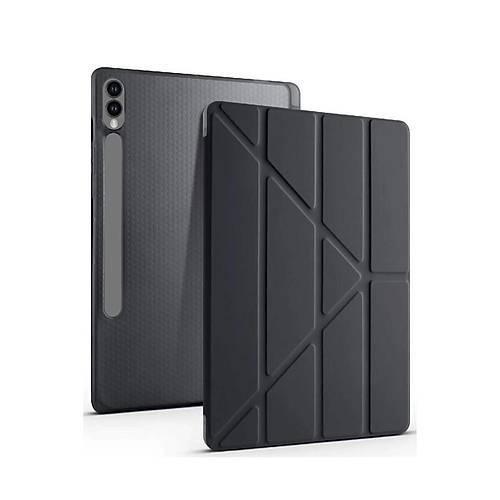 Galaxy X610 Tab S9 FE Plus 12.4 K�l�f Kalemlikli Mars Tablet K�l�f� - Siyah