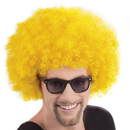 Sar� Renk K�v�rc�k Afro Bonus Peruk