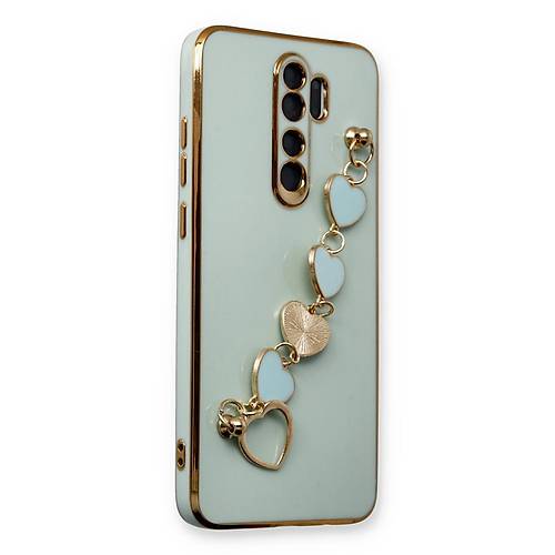 Redmi Note 8 Pro K�l�f Esila Silikon - Su Ye�ili