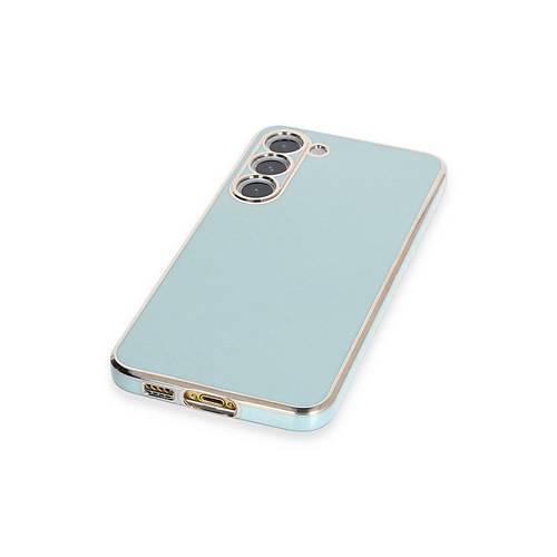 Galaxy S23 K�l�f Volet Silikon - A��k Ye�il